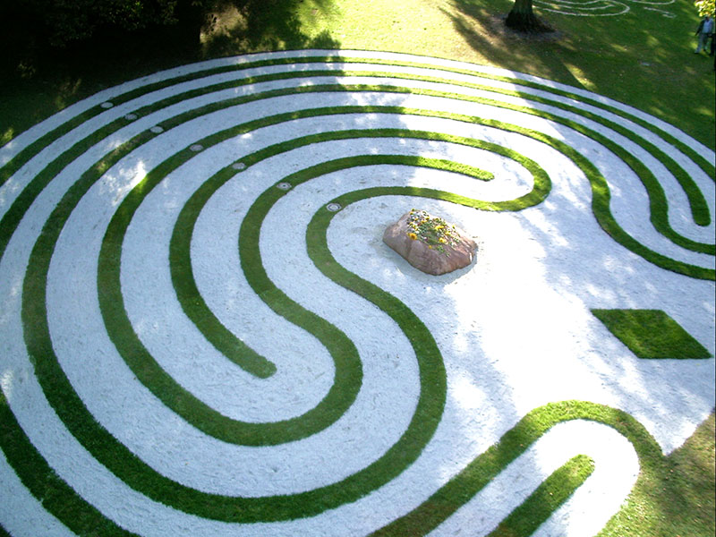 Blick auf das Kieler Labyrinth